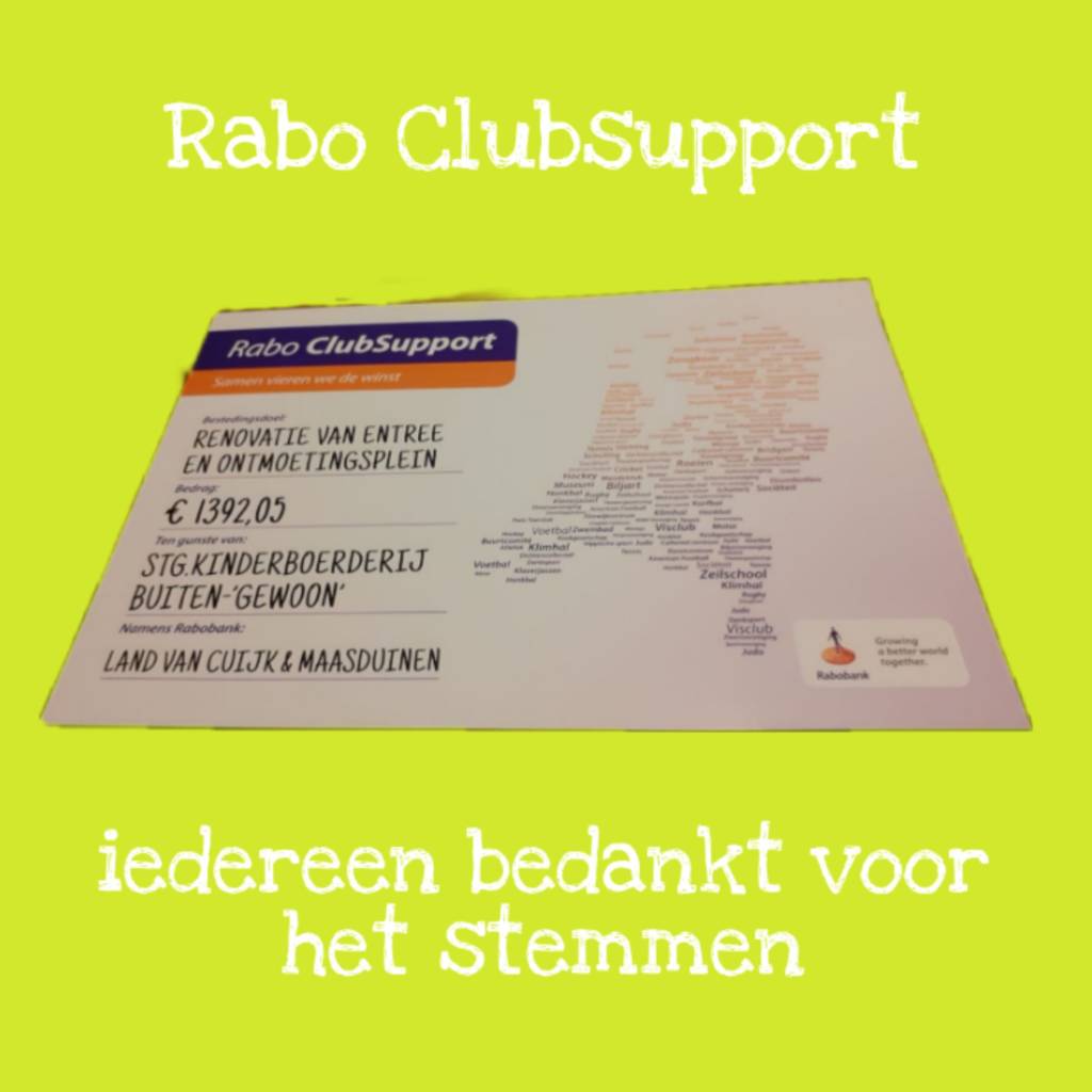 Finale Rabo Clubsupport
